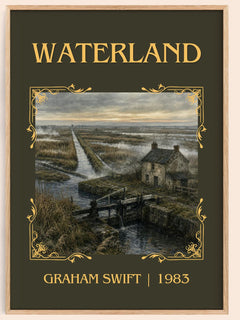 Waterland Classic Book Art Print by Graham Swift – book poster