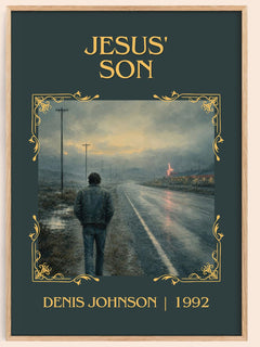 Jesus' Son Classic Book Art Print by Denis Johnson – book poster