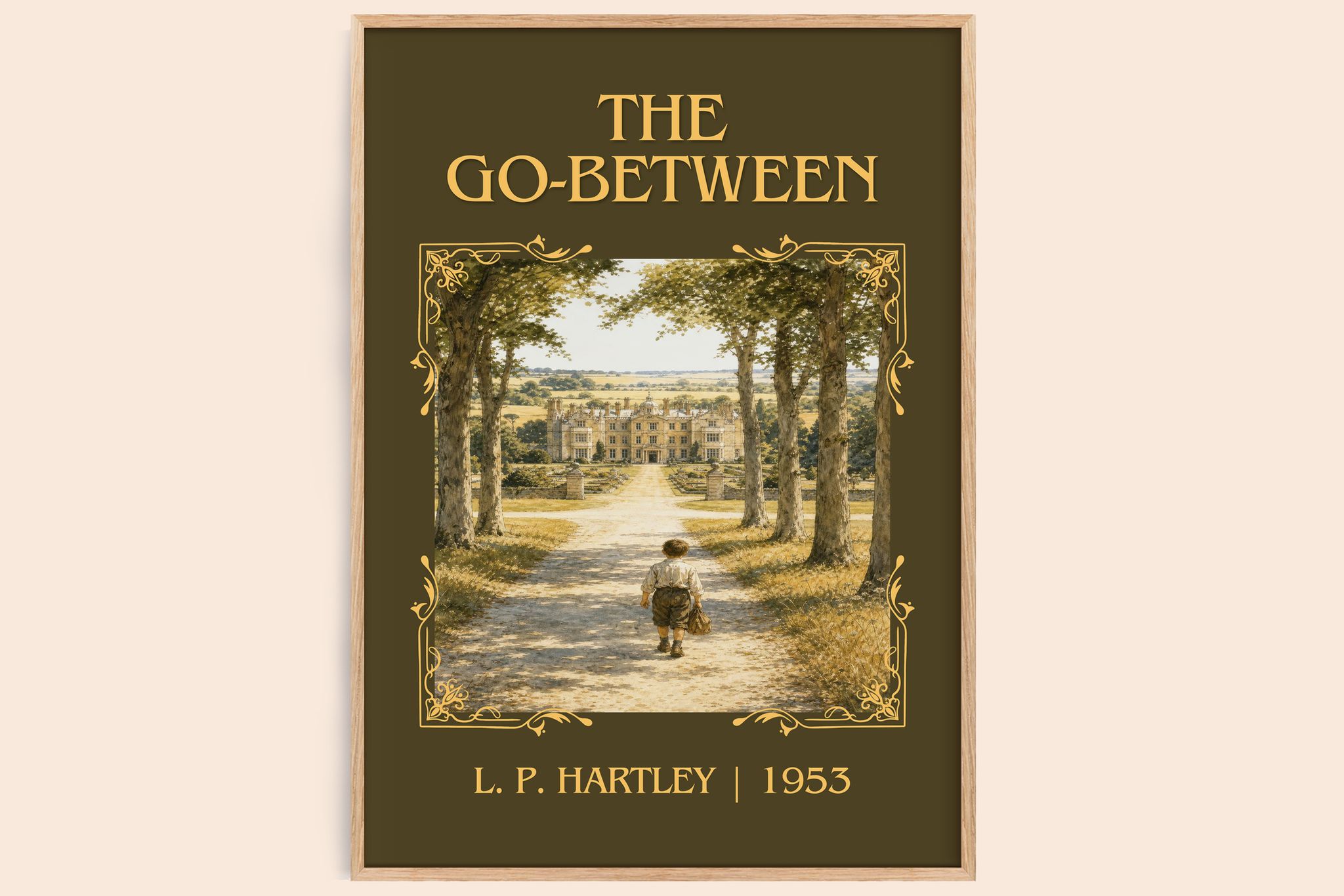 The Go-Between Classic Book Art Print by L. P. Hartley