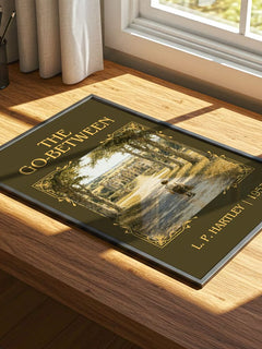 The Go-Between Classic Book Art Print by L. P. Hartley – print on a sunlit desk