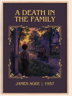 A Death in the Family Classic Book Art Print by James Agee – book poster