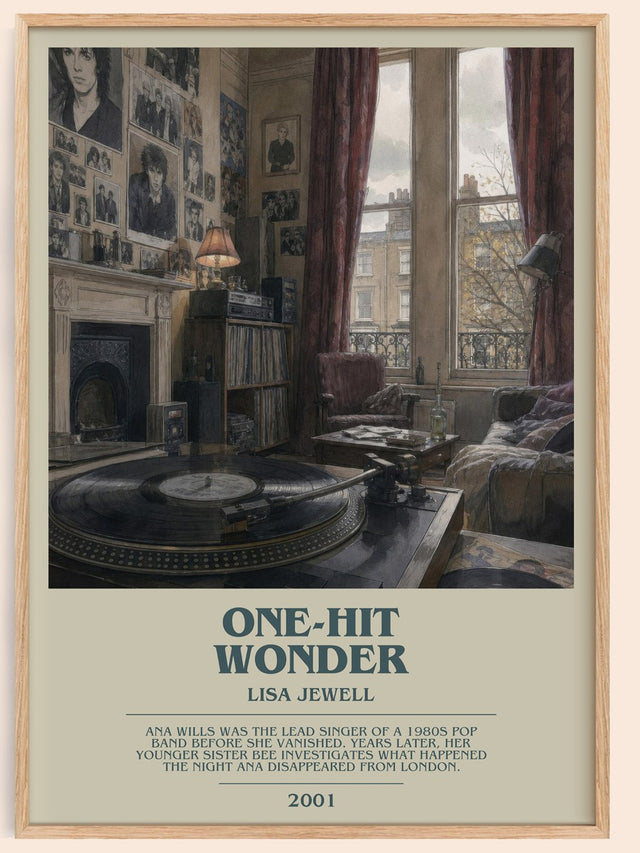 One-Hit Wonder Bookish Wall Art by Lisa Jewell
