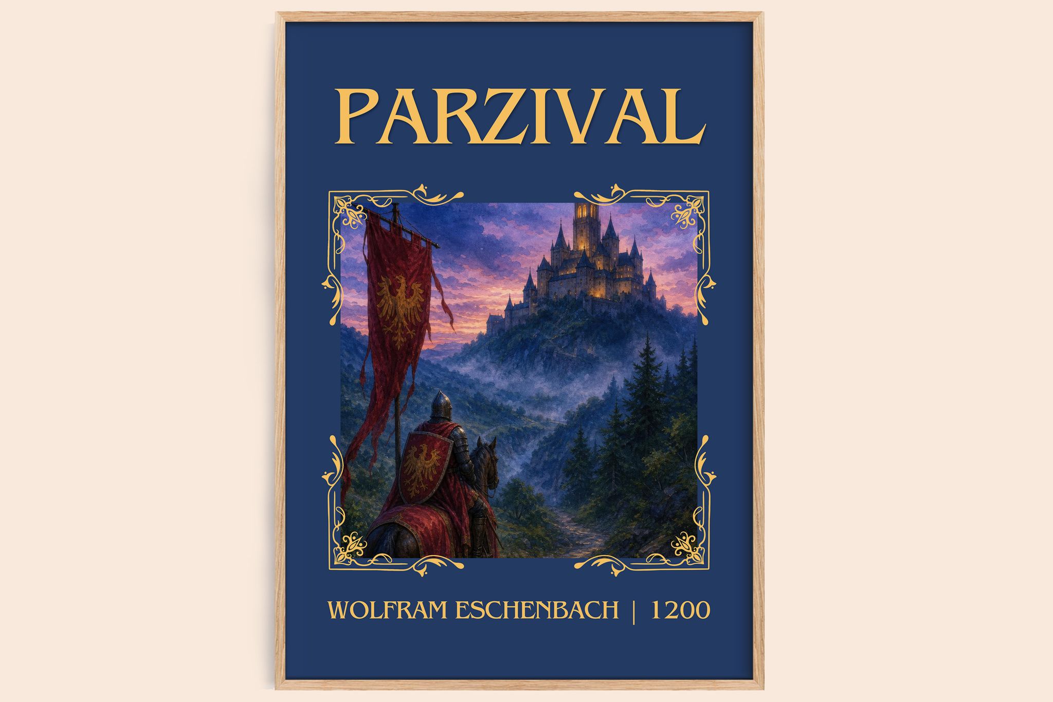 Parzival Classic Book Art Print by Wolfram Eschenbach