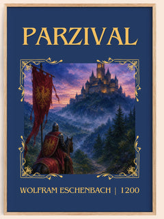 Parzival Classic Book Art Print by Wolfram Eschenbach – book poster