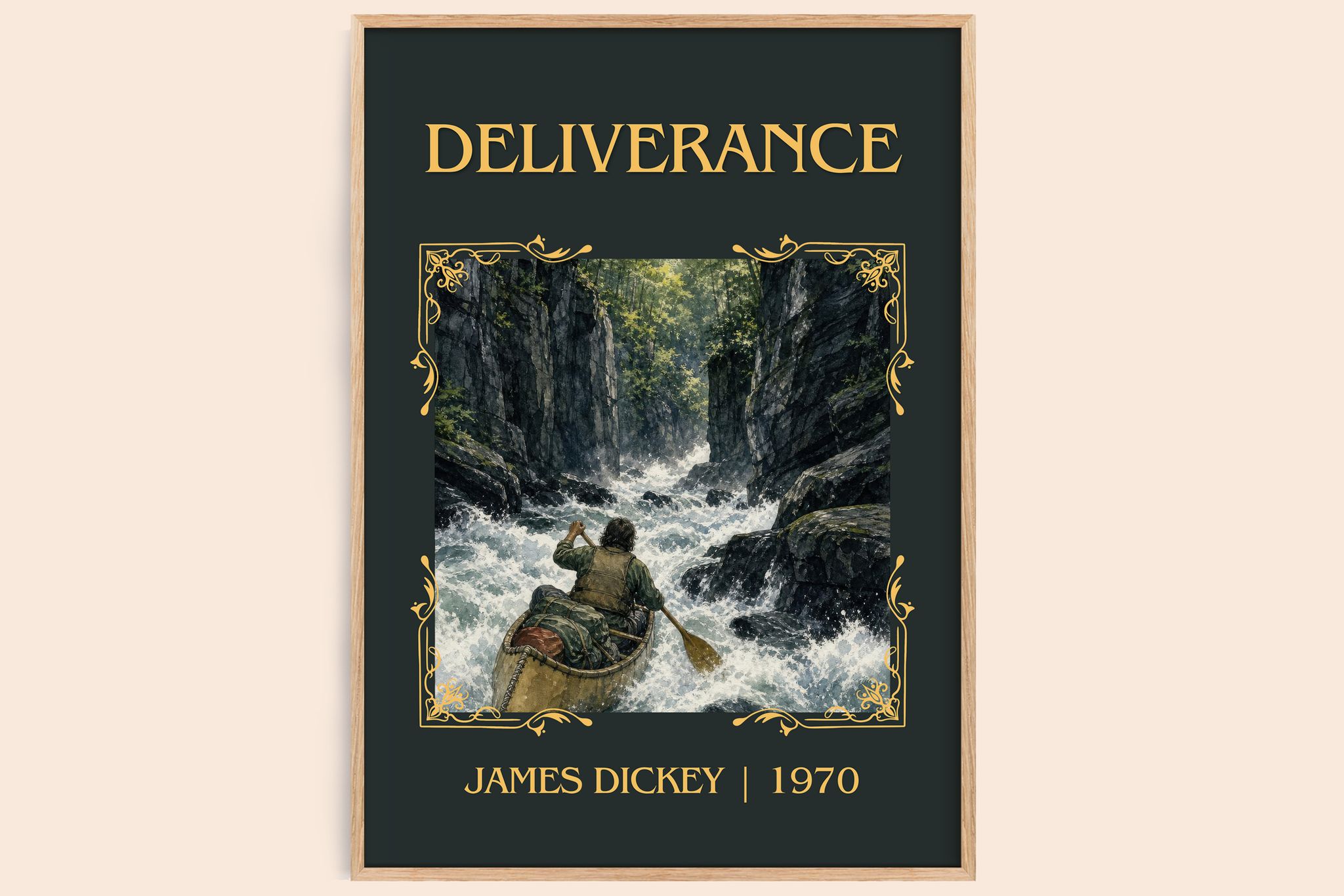 Deliverance Classic Book Art Print by James Dickey