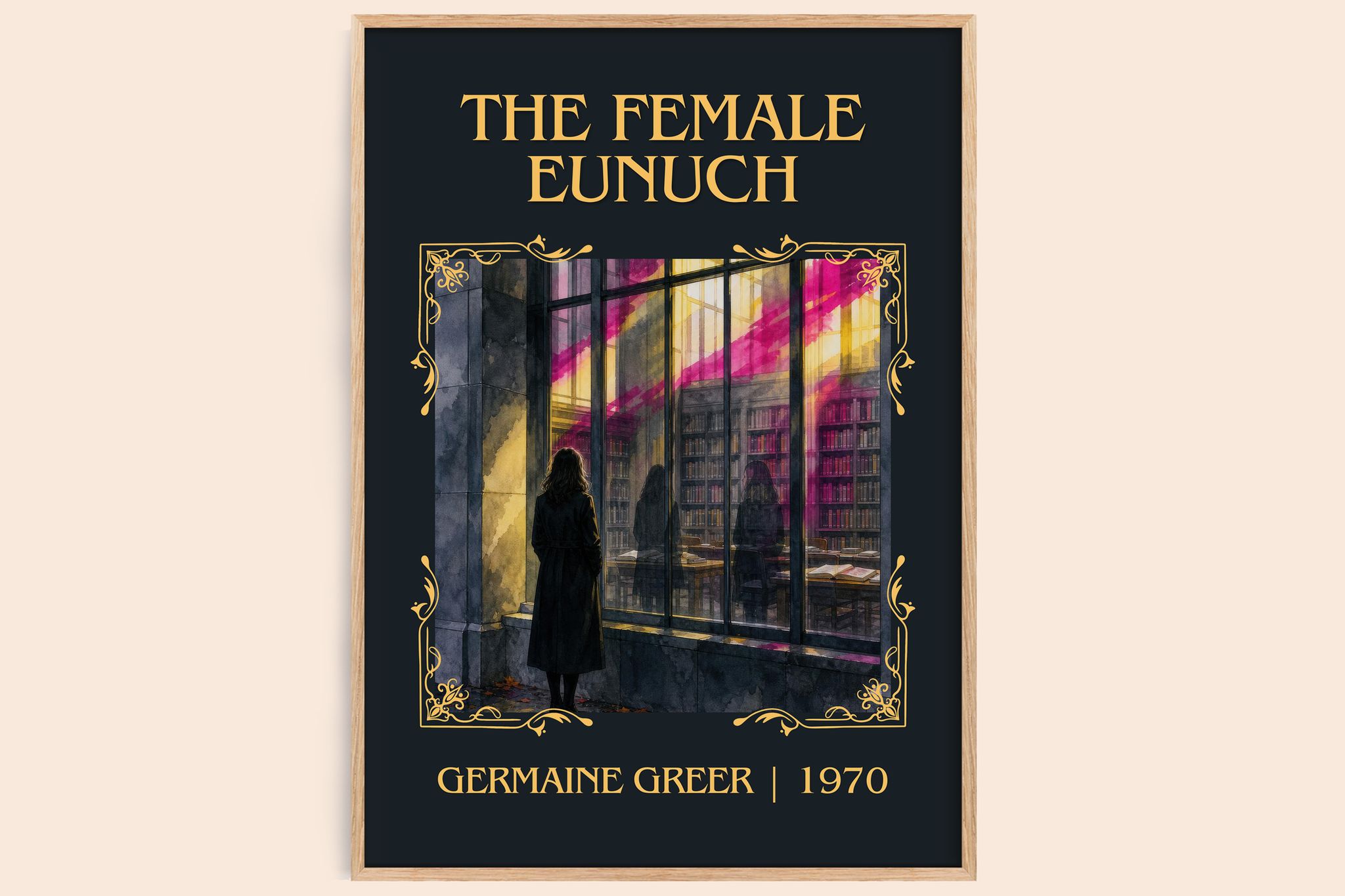 The Female Eunuch Classic Book Art Print by Germaine Greer
