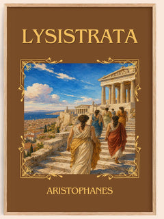 Lysistrata Classic Book Art Print by Aristophanes – book poster