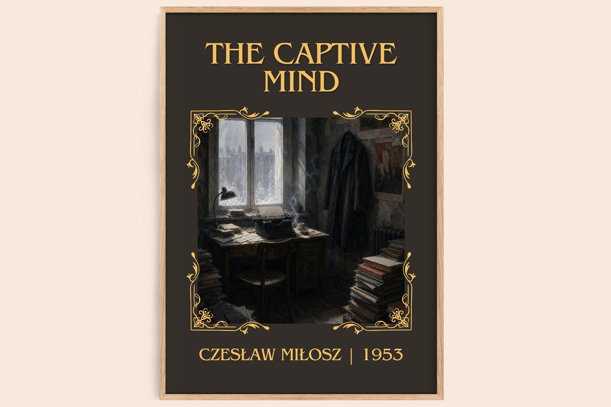 The Captive Mind Classic Book Art Print by Czesław Miłosz