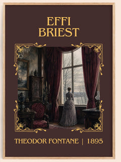 Effi Briest Classic Book Art Print by Theodor Fontane – book poster