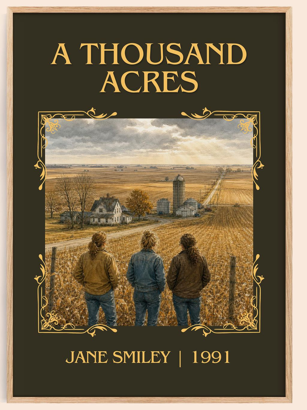 A Thousand Acres Classic Book Art Print by Jane Smiley – book poster