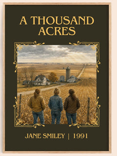 A Thousand Acres Classic Book Art Print by Jane Smiley – book poster