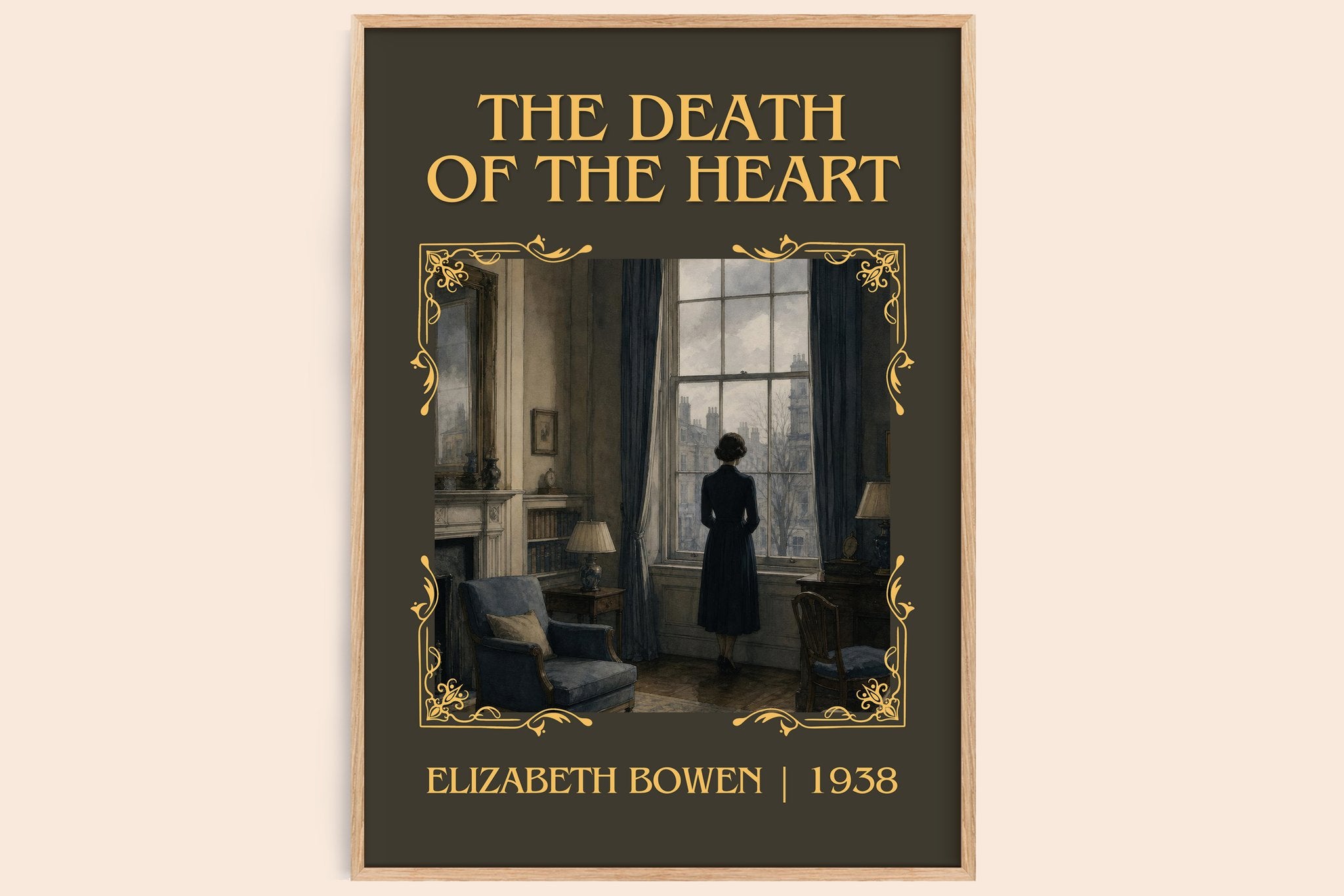 The Death of the Heart Classic Book Art Print by Elizabeth Bowen