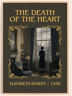 The Death of the Heart Classic Book Art Print by Elizabeth Bowen – book poster