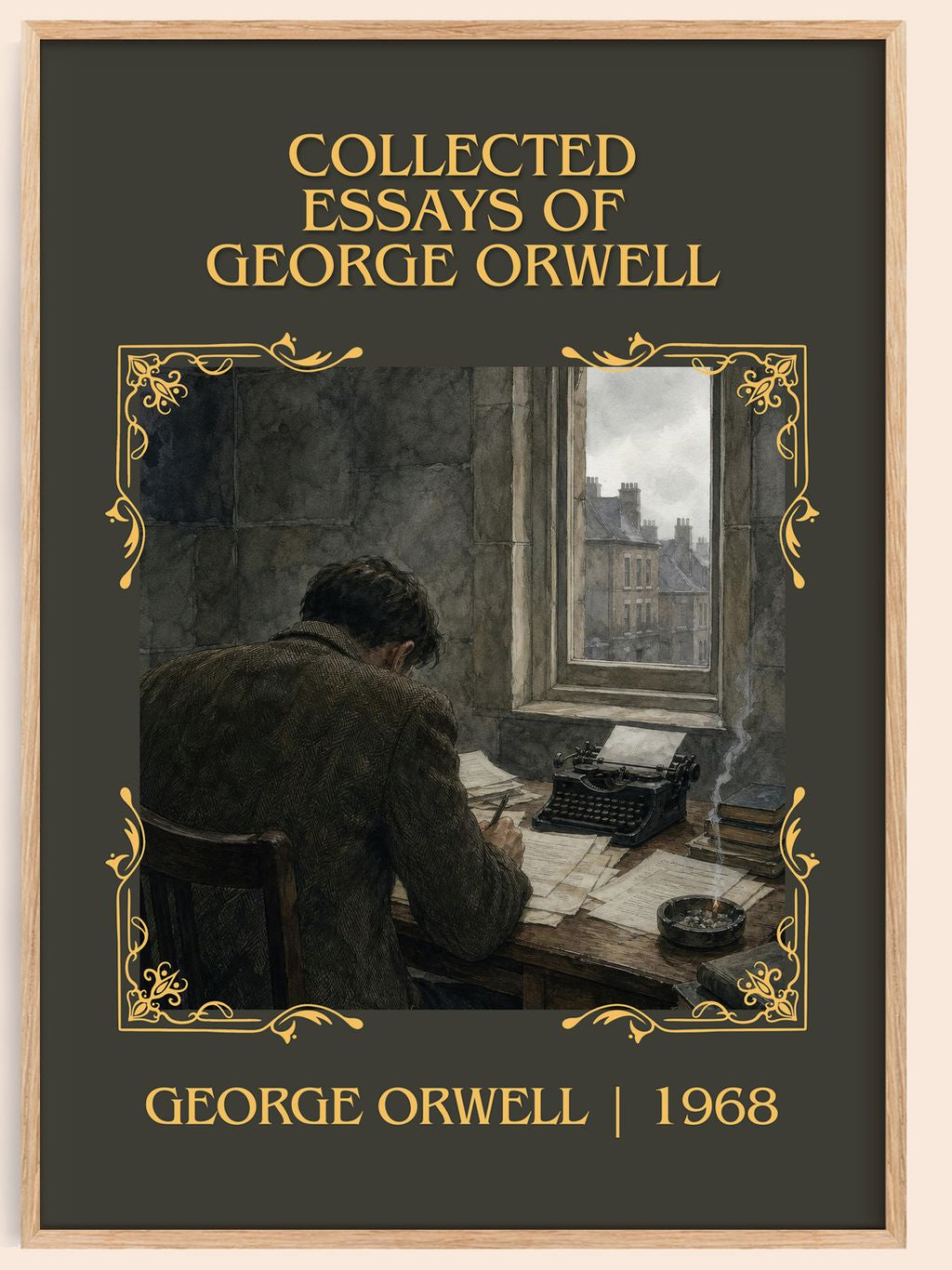 Collected Essays of George Orwell Classic Book Art Print by G. Orwell – book poster