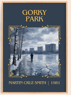 Gorky Park Classic Book Art Print by Martin Cruz Smith – book poster