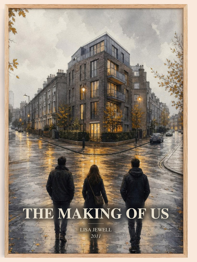 The Making Of Us Book Watercolour Illustration by Lisa Jewell