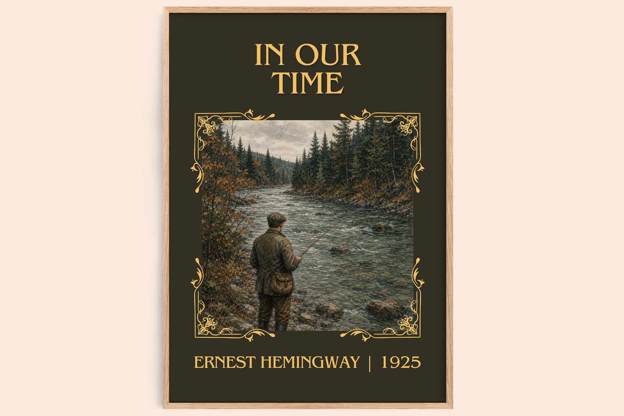 In Our Time Classic Book Art Print by Ernest Hemingway