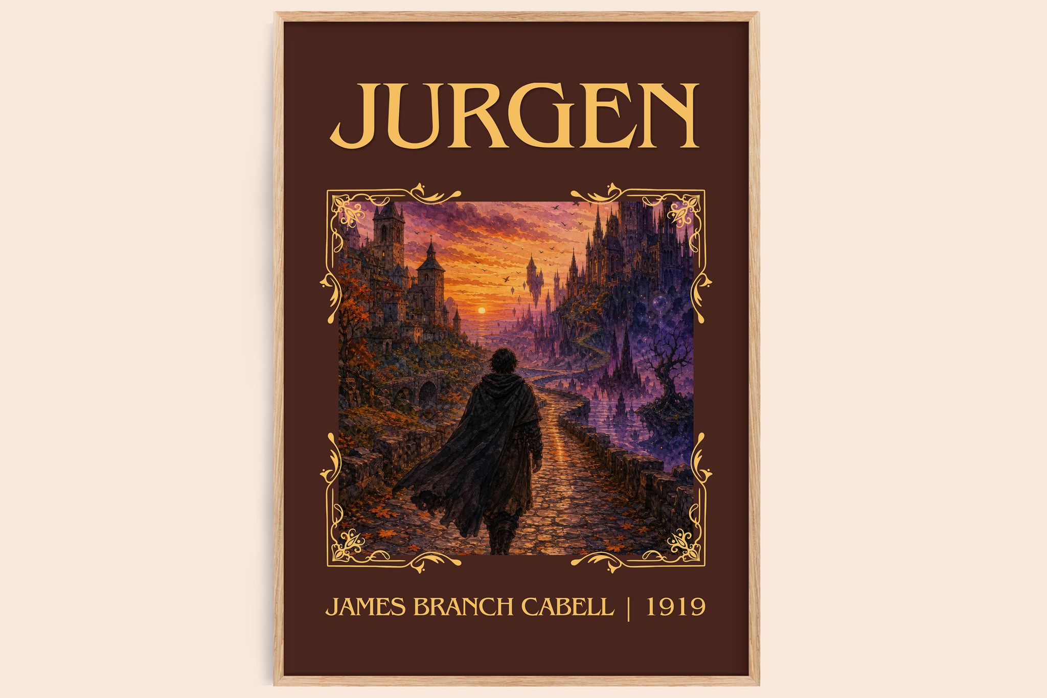 Jurgen Classic Book Art Print by James Branch Cabell