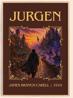 Jurgen Classic Book Art Print by James Branch Cabell – book poster