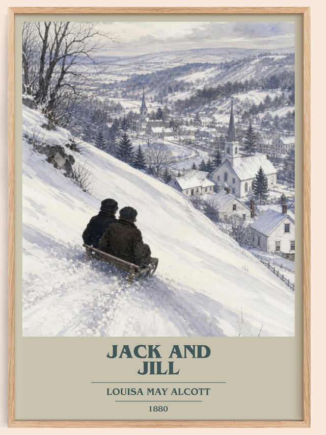 Jack And Jill Book Cover Poster by Louisa May Alcott