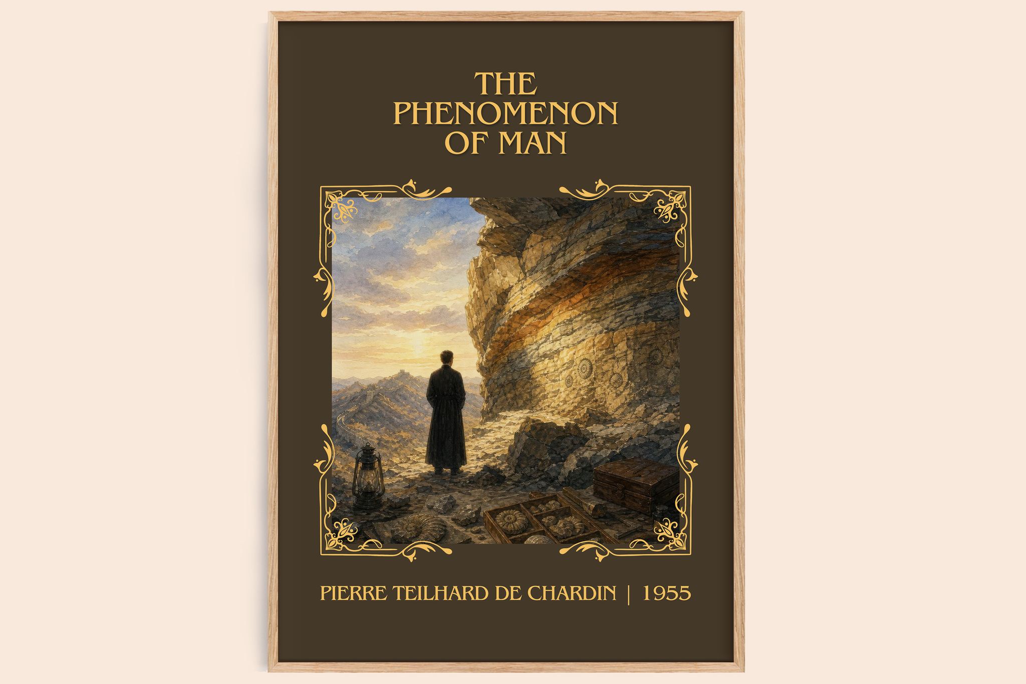Phenomenon Of Man Classic Book Art Print by Pierre Teilhard de Chardin