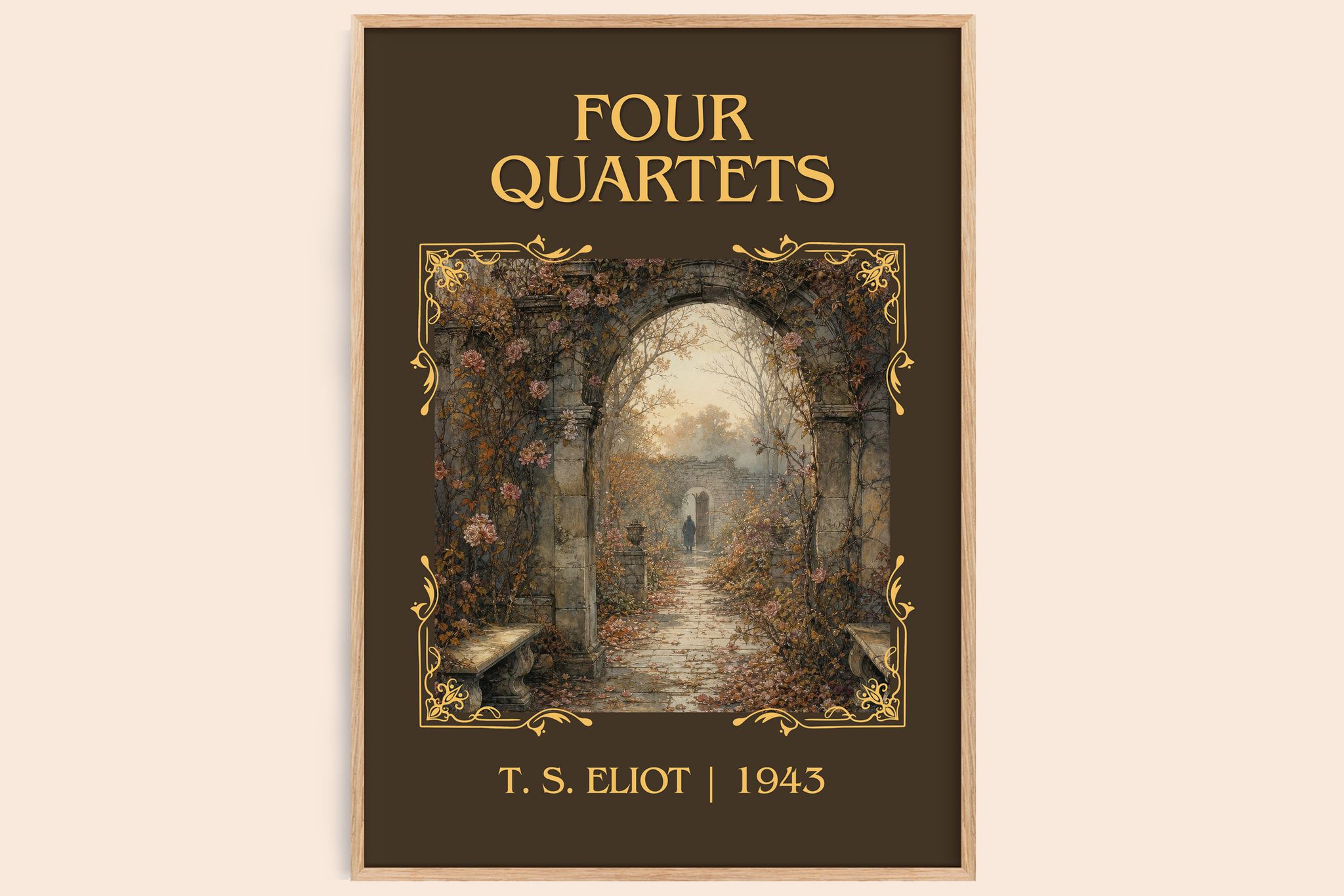 Four Quartets Classic Book Art Print by T. S. Eliot