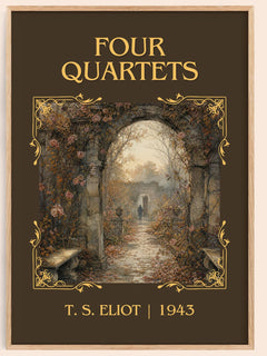 Four Quartets Classic Book Art Print by T. S. Eliot – book poster