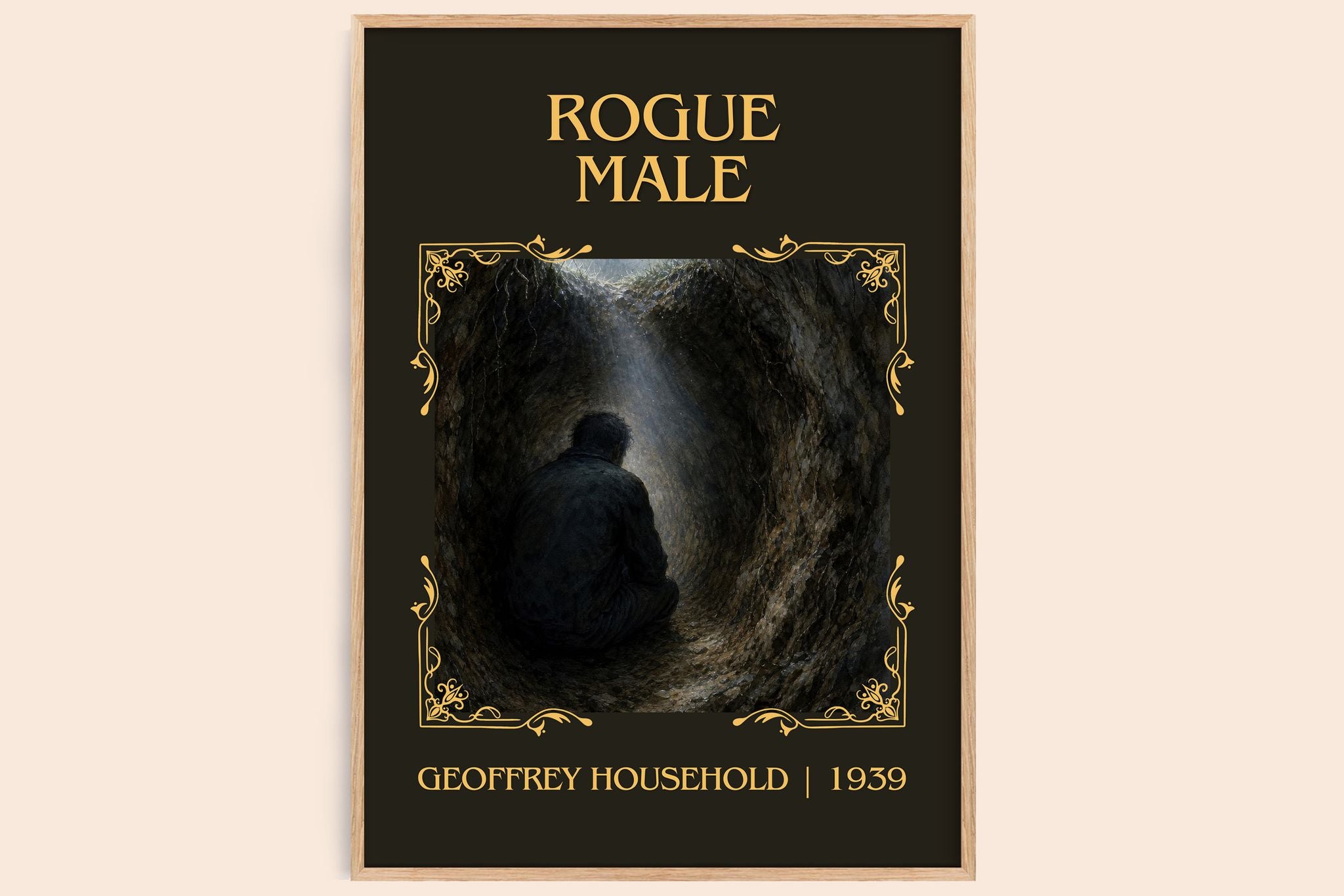 Rogue Male Classic Book Art Print by Geoffrey Household