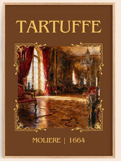 Tartuffe Classic Book Art Print by Molière – book poster