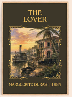 The Lover Classic Book Art Print by Marguerite Duras – book poster