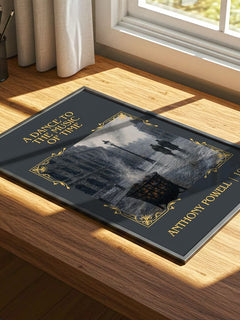 A Dance to the Music of Time Classic Book Art Print by Anthony Powell – print on a sunlit desk
