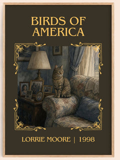 Birds of America Classic Book Art Print by Lorrie Moore – book poster