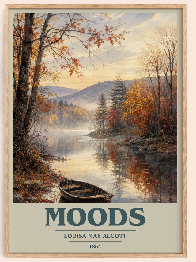Moods Book Cover Poster by Louisa May Alcott