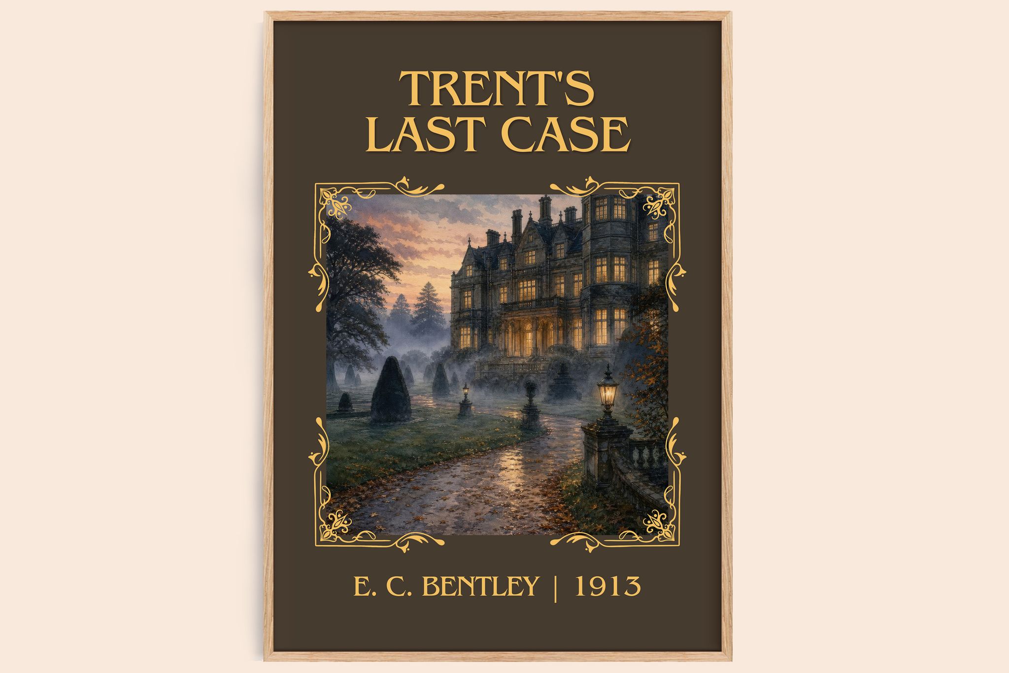 Trent's Last Case Classic Book Art Print by E. C. Bentley