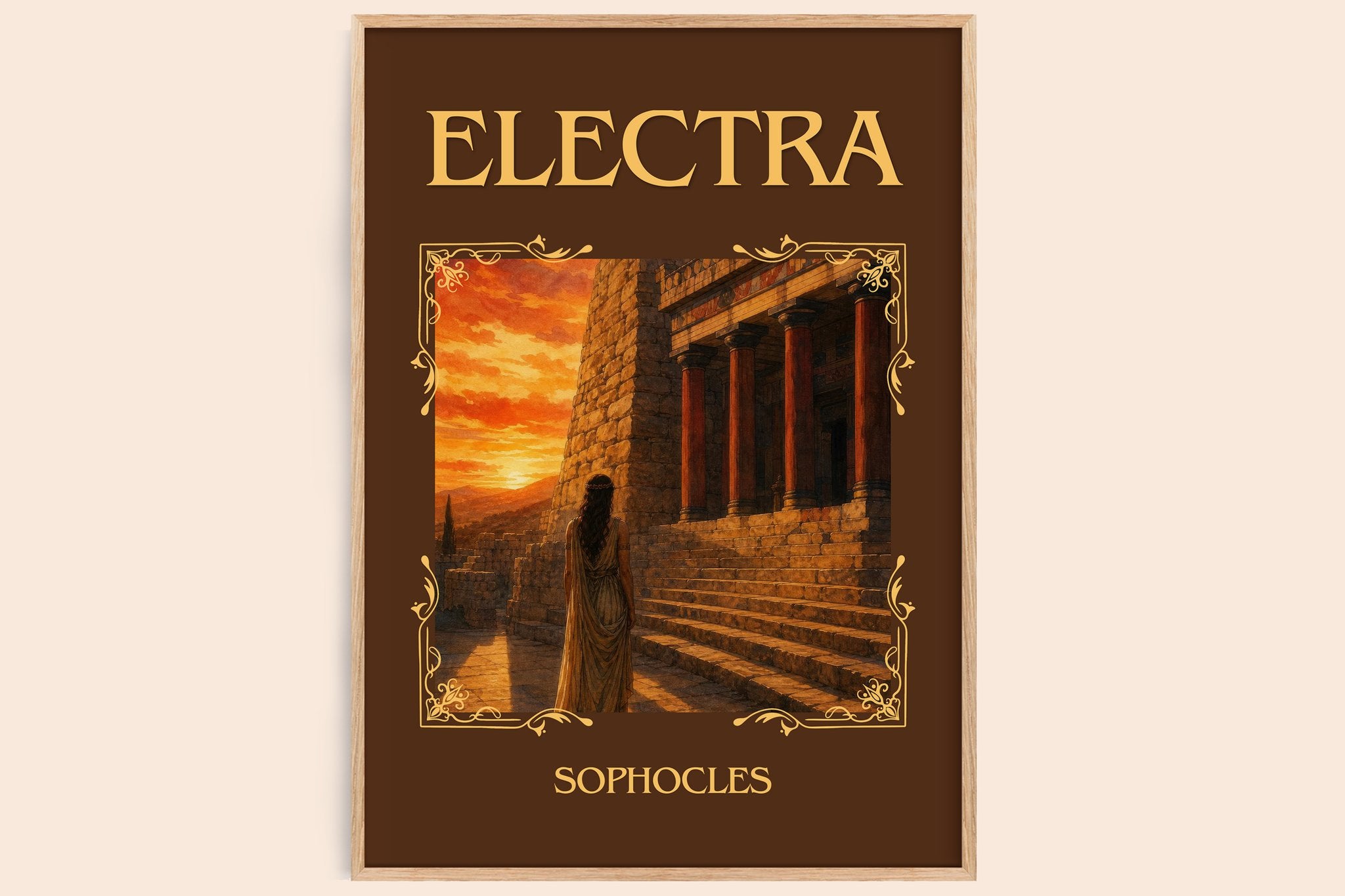Electra Classic Book Art Print by Sophocles