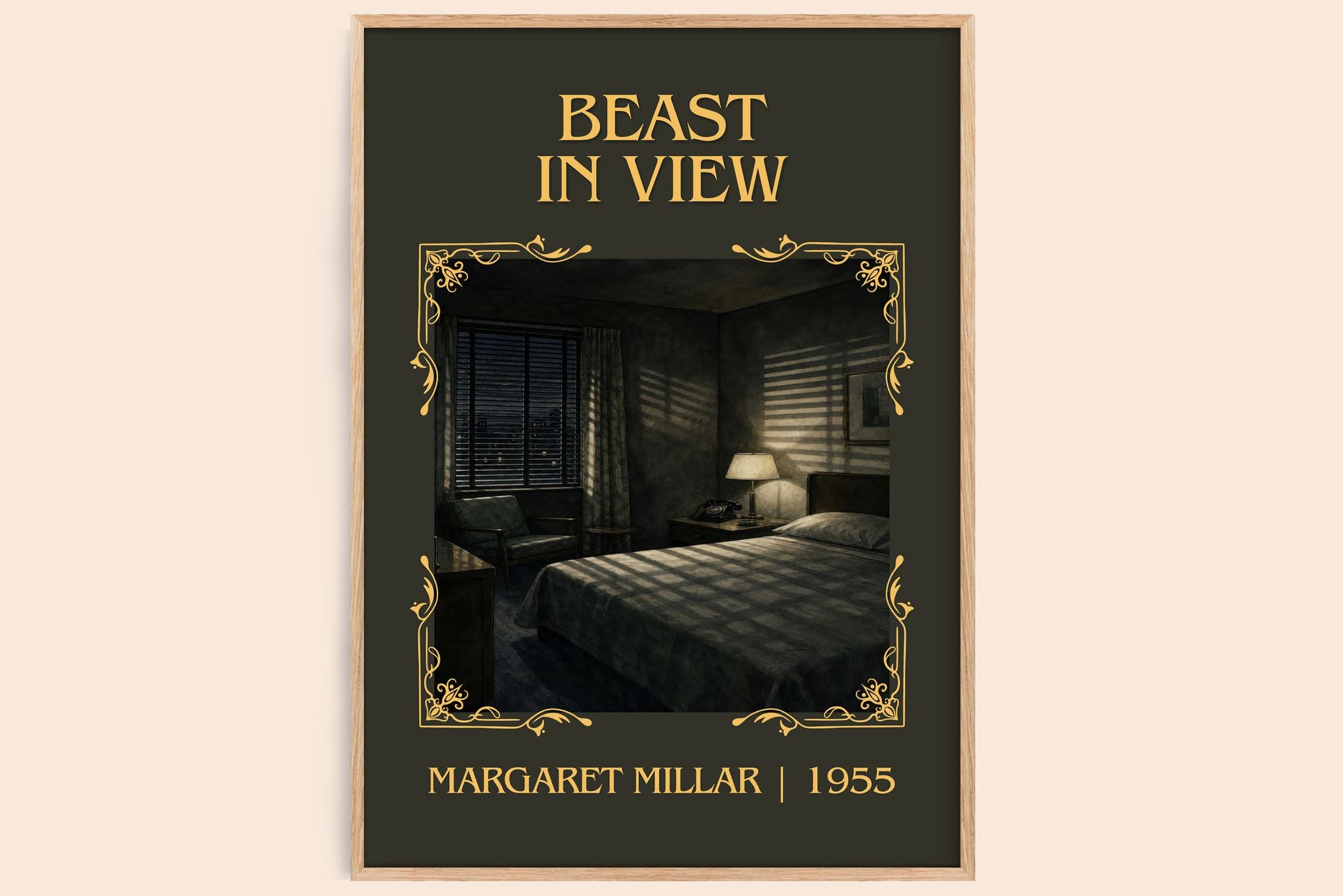 Beast In View Classic Book Art Print by Margaret Millar