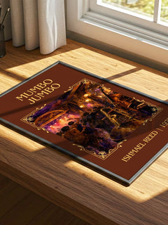 Mumbo Jumbo Classic Book Art Print by Ishmael Reed – print on a sunlit desk