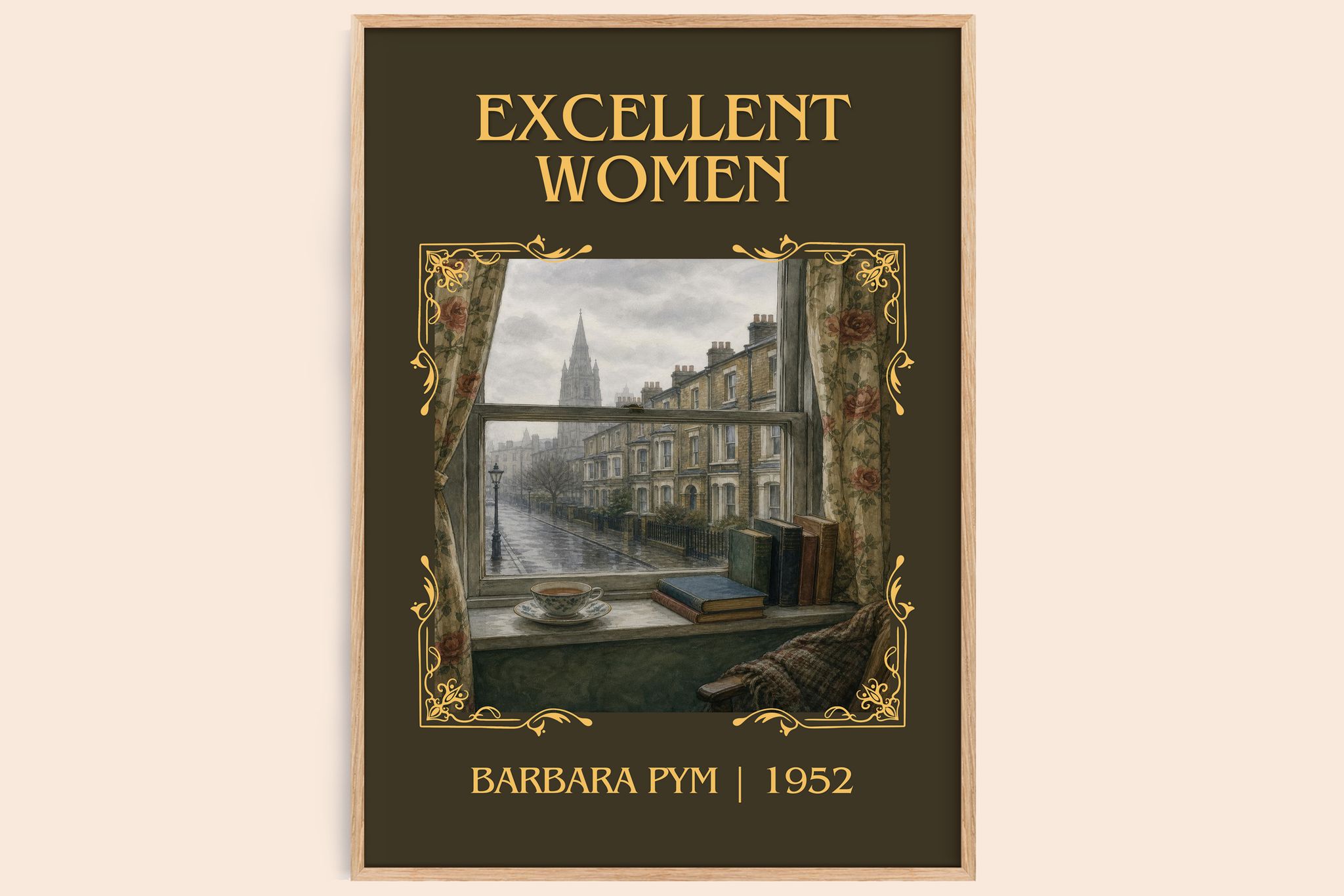 Excellent Women Classic Book Art Print by Barbara Pym