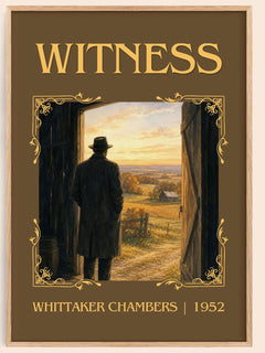 Witness Classic Book Art Print by Whittaker Chambers – book poster