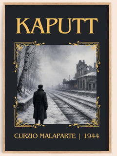 Kaputt Classic Book Art Print by Curzio Malaparte – book poster
