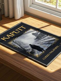 Kaputt Classic Book Art Print by Curzio Malaparte – print on a sunlit desk