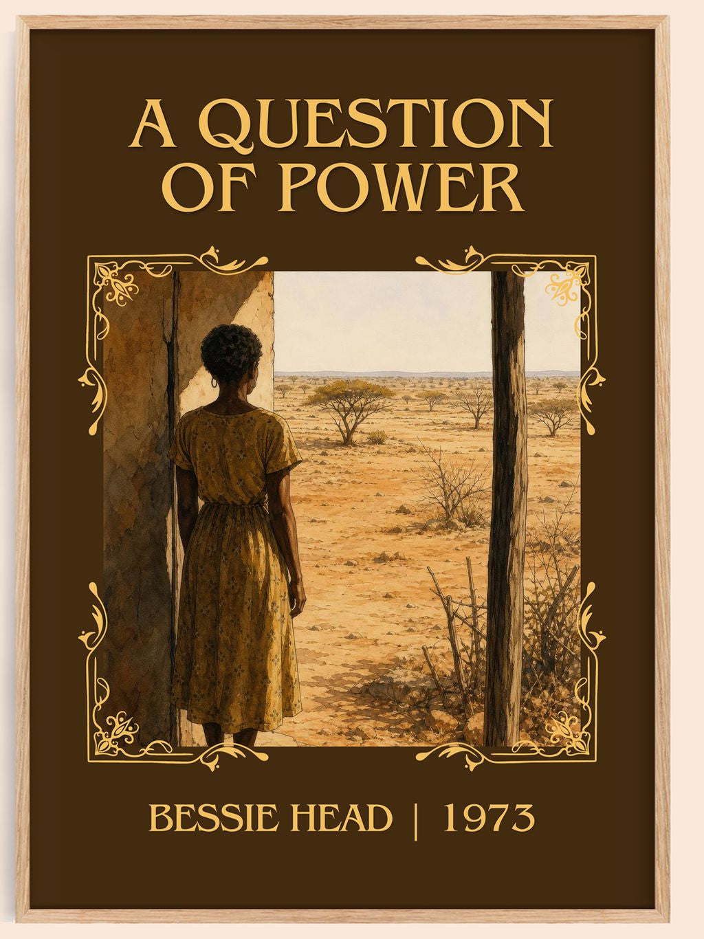 A Question of Power Classic Book Art Print by Bessie Head – book poster