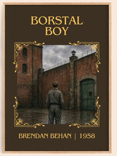 Borstal Boy Classic Book Art Print by Brendan Behan – book poster