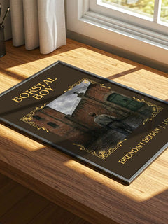 Borstal Boy Classic Book Art Print by Brendan Behan – print on a sunlit desk
