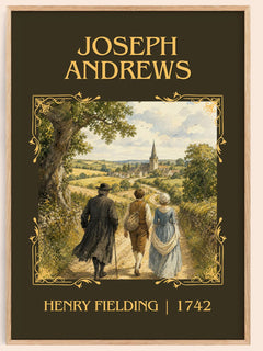 Joseph Andrews Classic Book Art Print by Henry Fielding – book poster