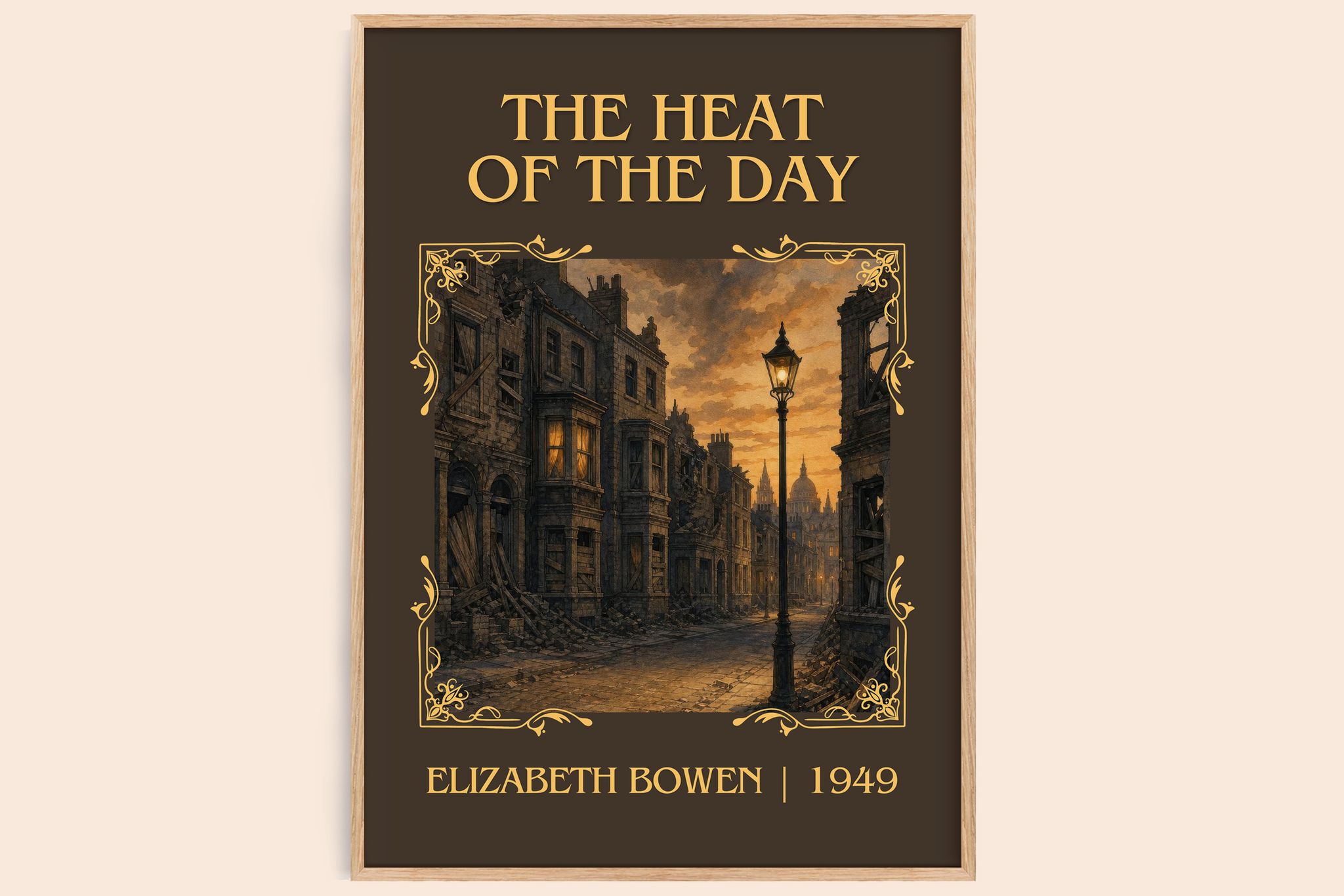 The Heat of the Day Classic Book Art Print by Elizabeth Bowen