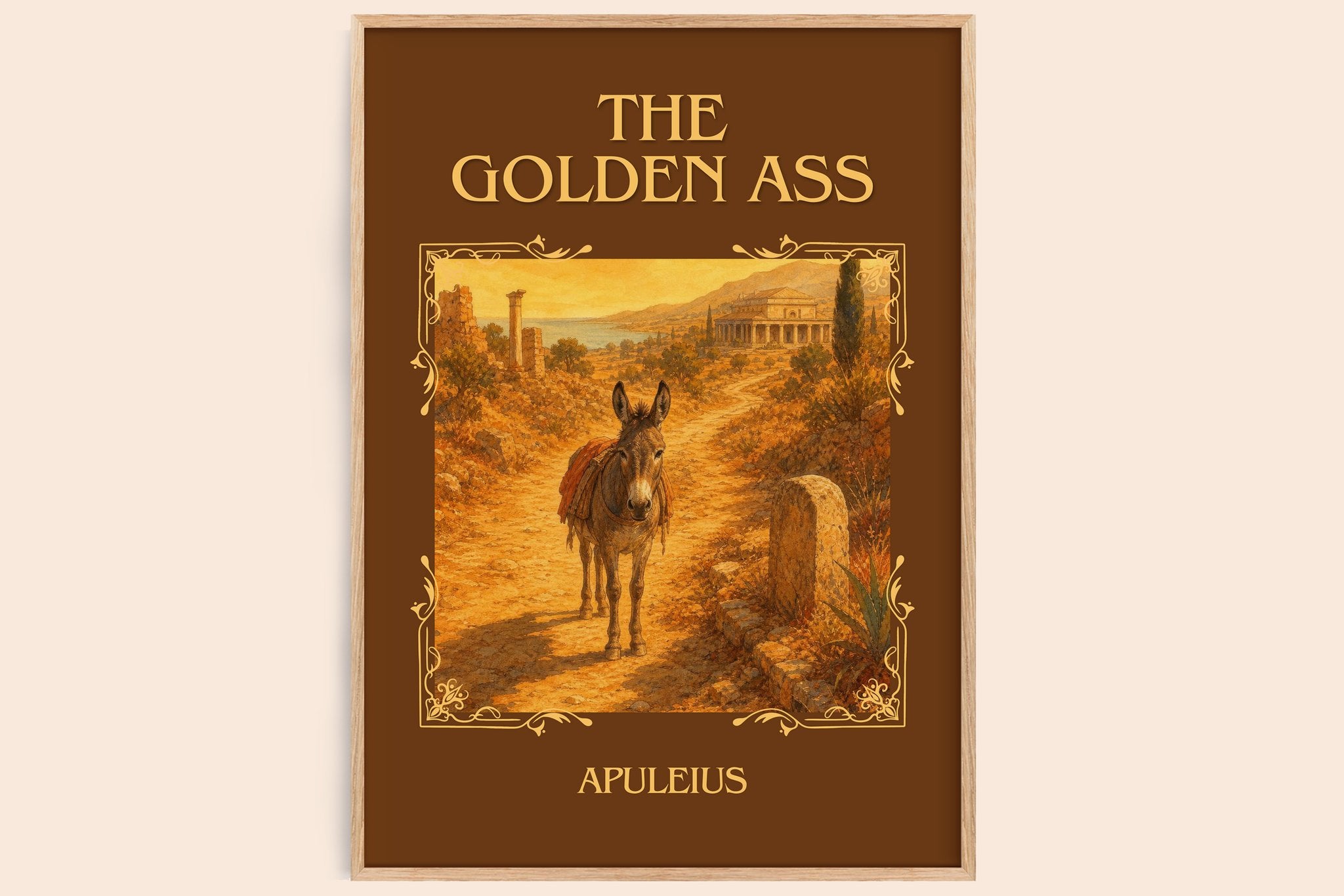 The Golden Ass Classic Book Art Print by Apuleius