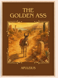 The Golden Ass Classic Book Art Print by Apuleius – book poster