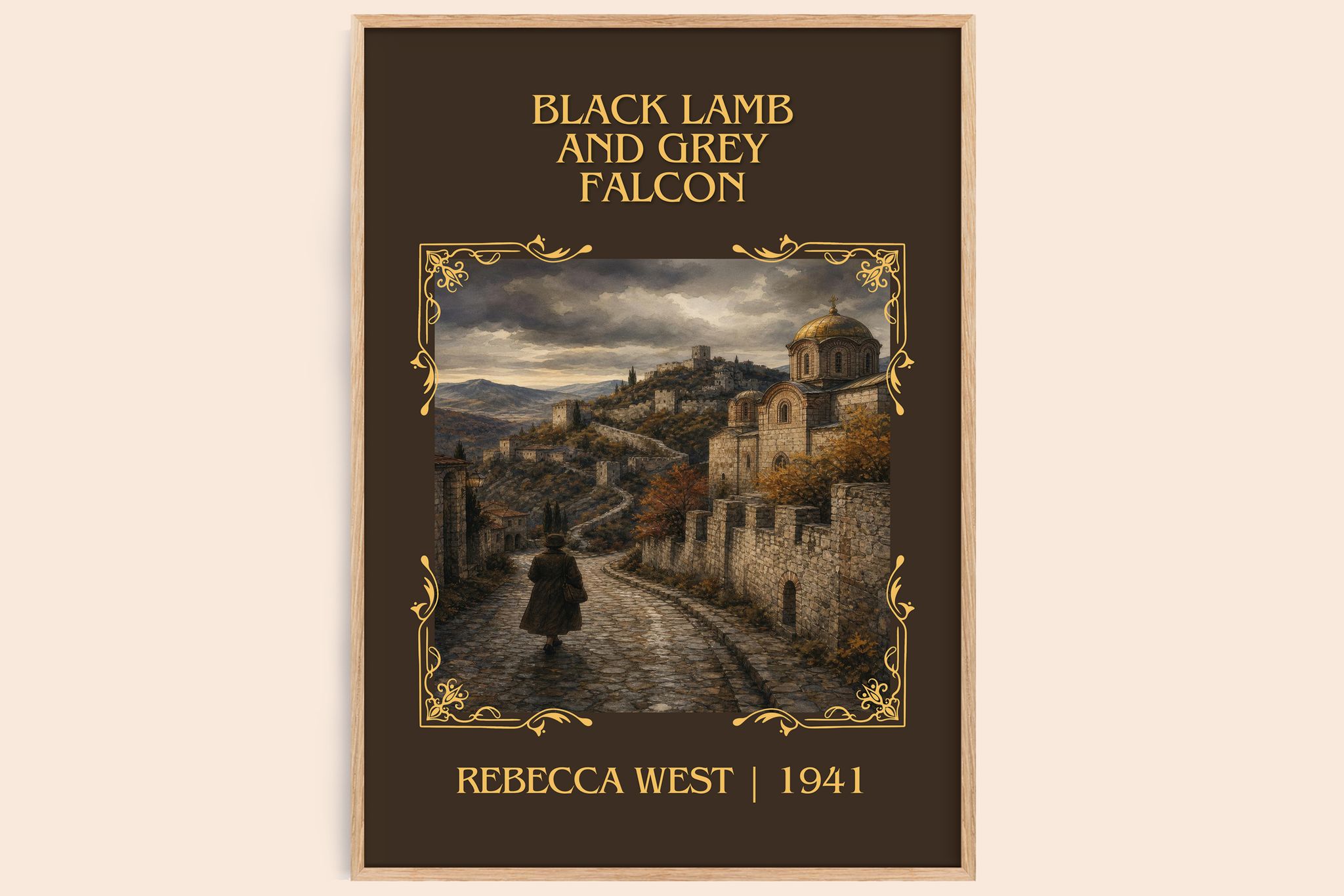 Black Lamb and Grey Falcon Classic Book Art Print by Rebecca West