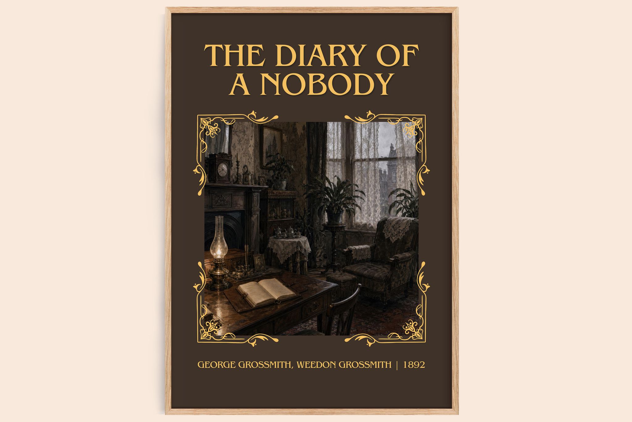 Diary of a Nobody Classic Book Art Print by G. Grossmith